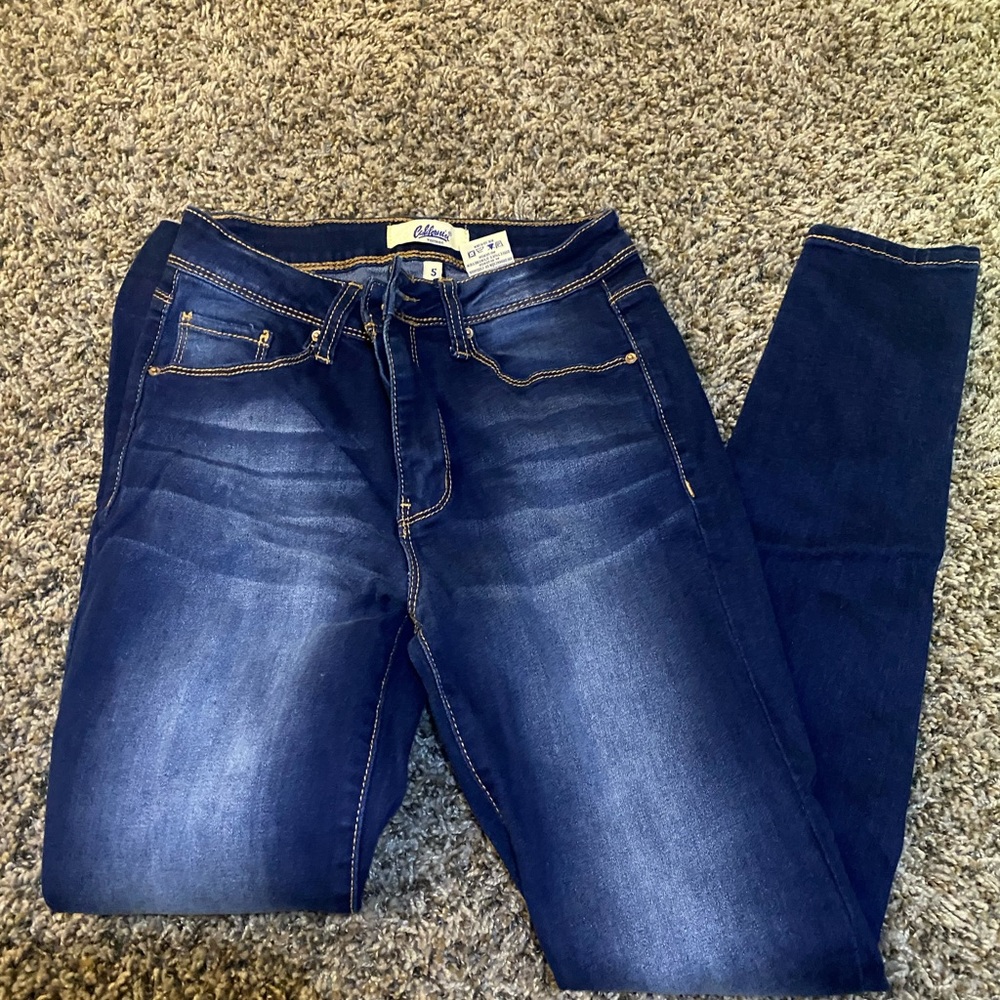 Skinny jeans medium/dark wash